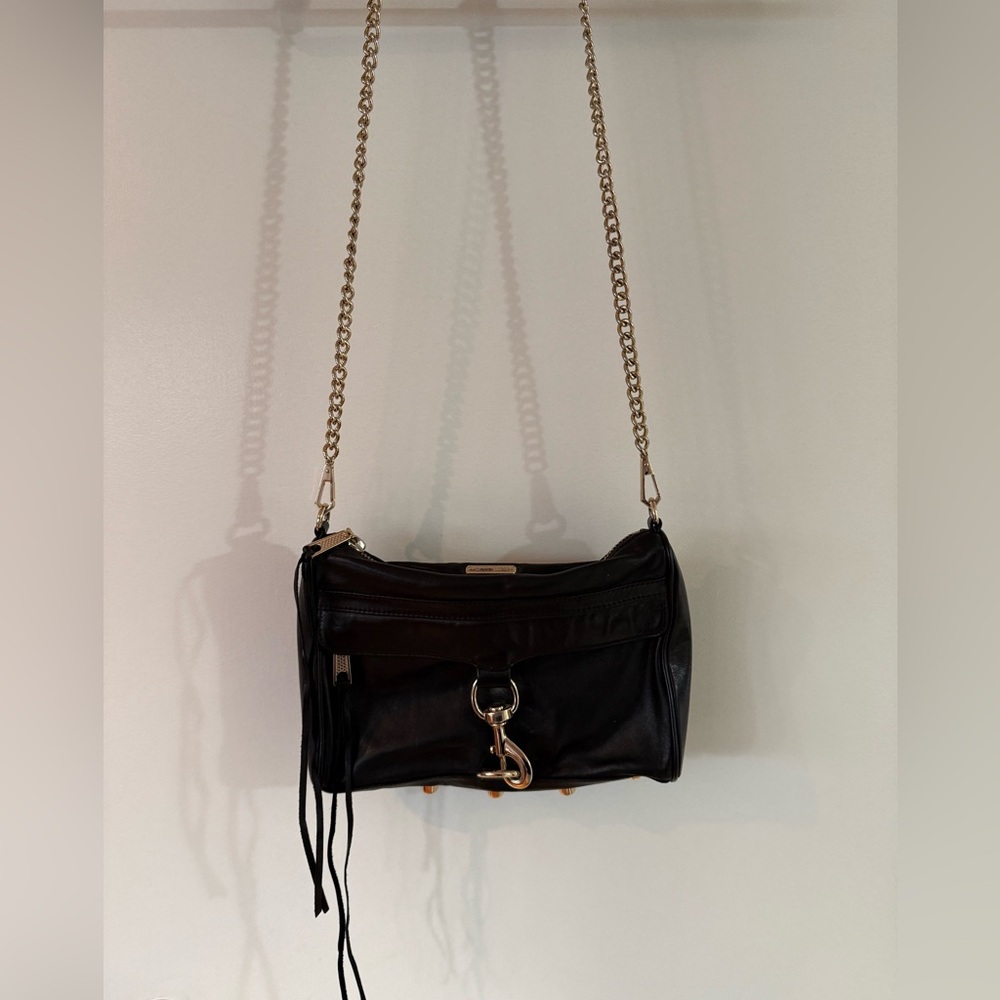 Rebecca Minkoff MAC Cross Body Bag Rose Gold Chain
